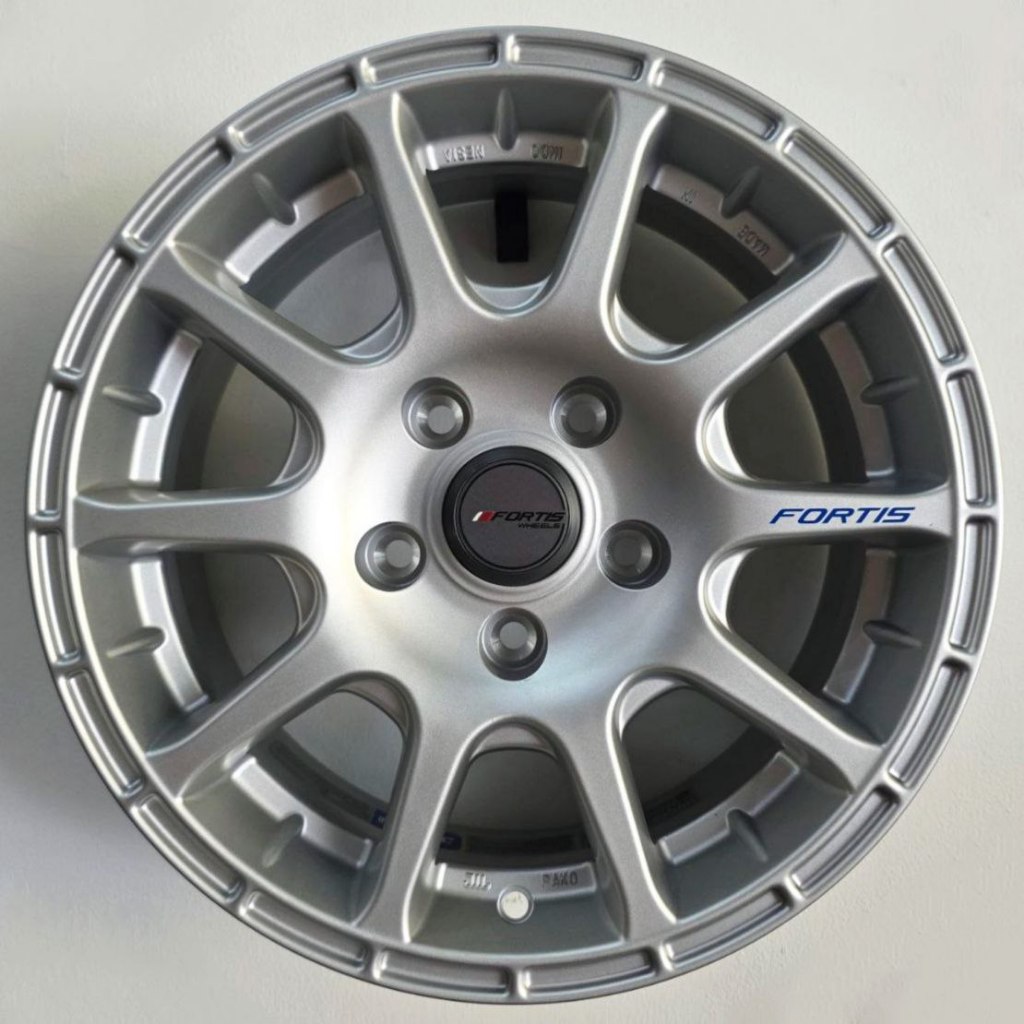 VELG MOBIL FORTIS BY PAKO WHEELS PRW 15 R15 x 6,5 5H 114,3 ET 38 MATT SILVER
