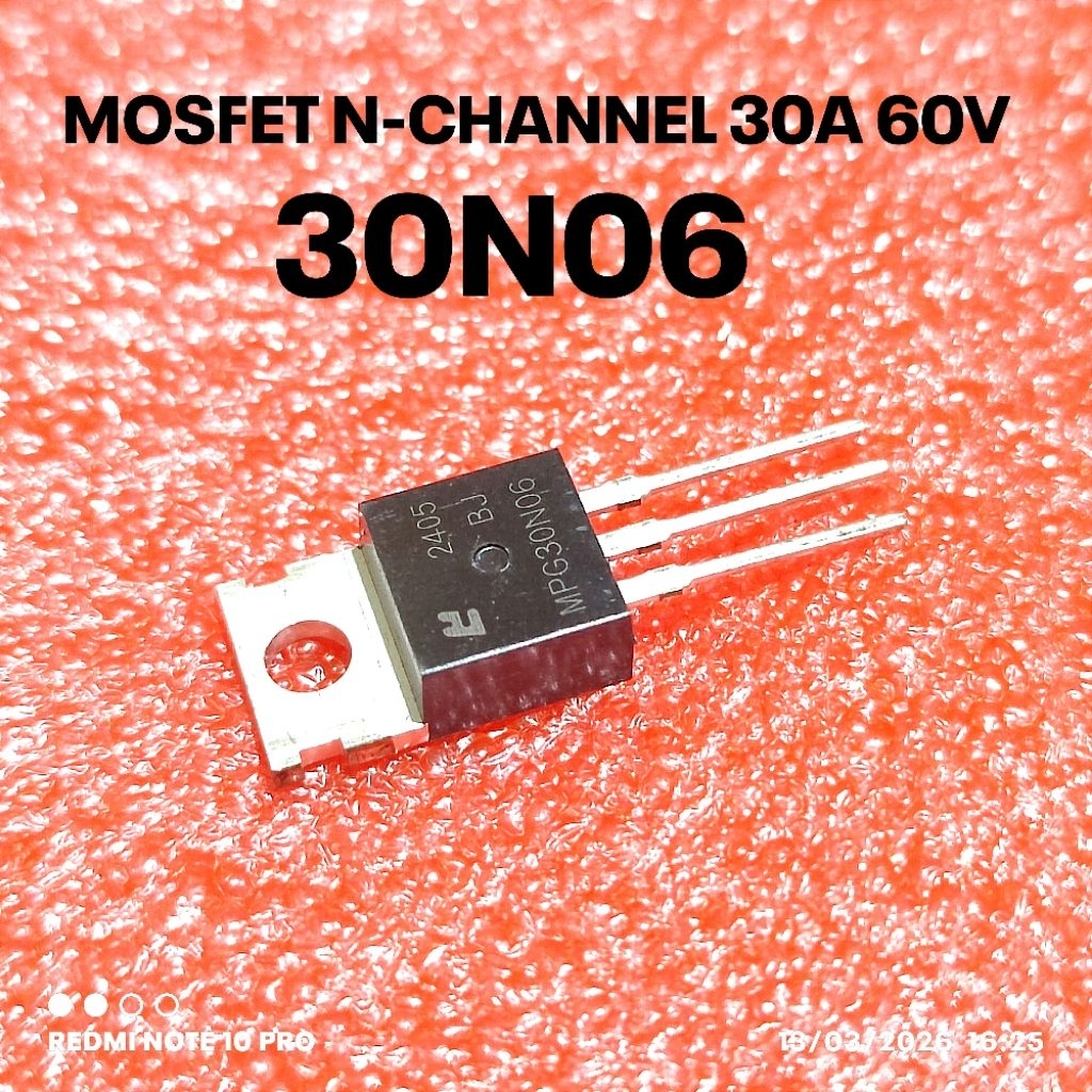 MOSFET N-CHANNEL 30N06 30A 60V SUPER