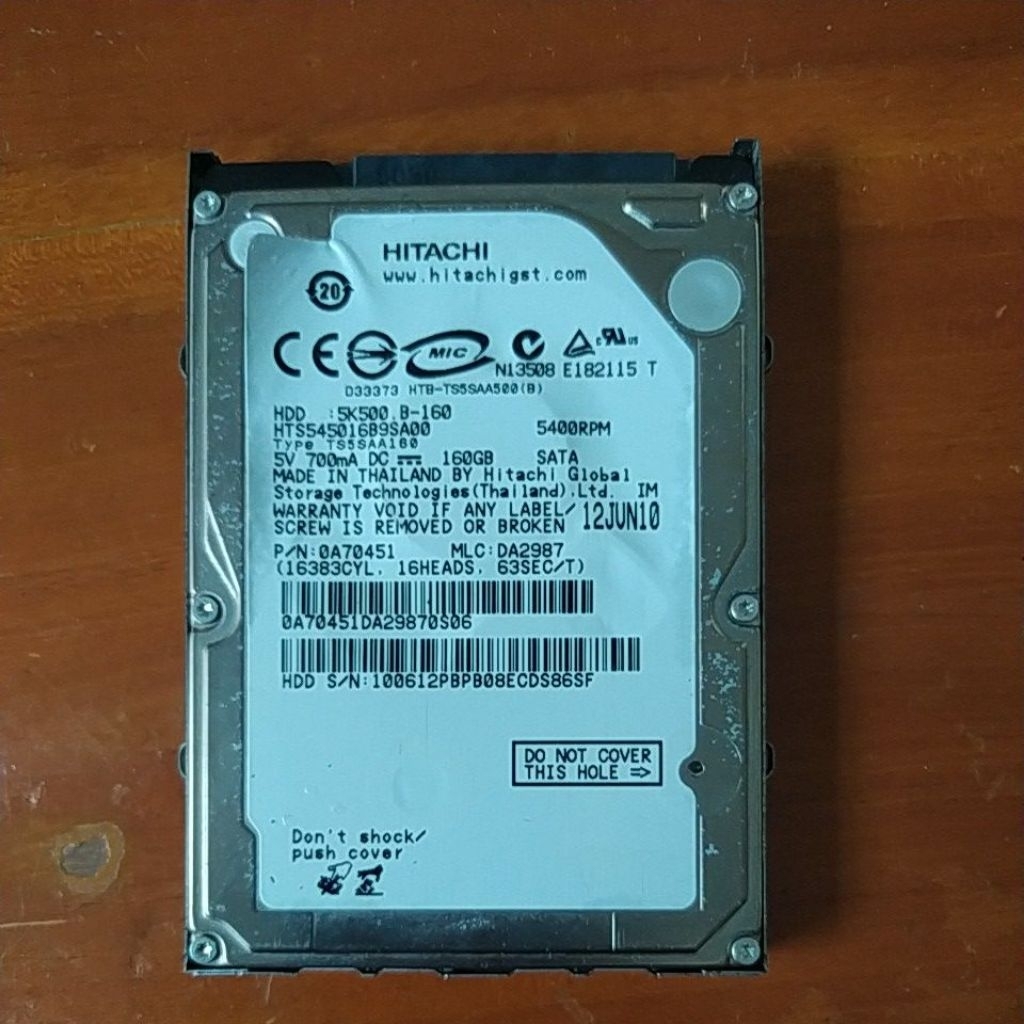 Hardisk Laptop Hitachi