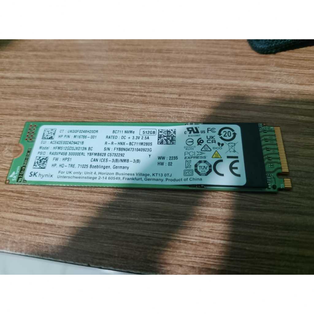 ssd nvme hynix 512gb