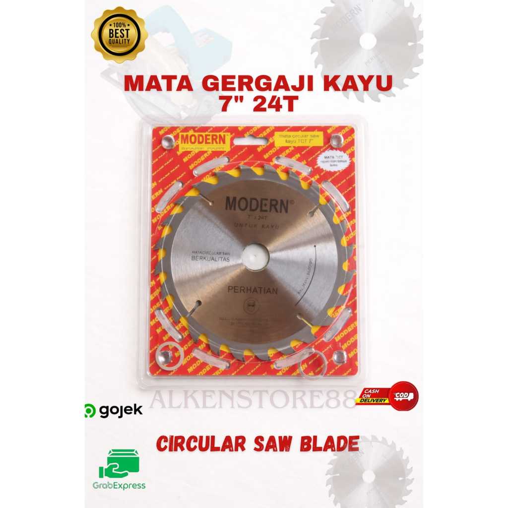Mata Circle Circular Gergaji 7 Inch Mata 24 7x24T Modern / Mata Circular Saw 7 Inch GMT