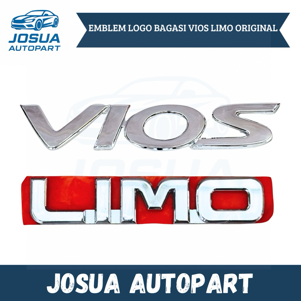 EMBLEM LOGO BAGASI VIOS LIMO ORIGINAL