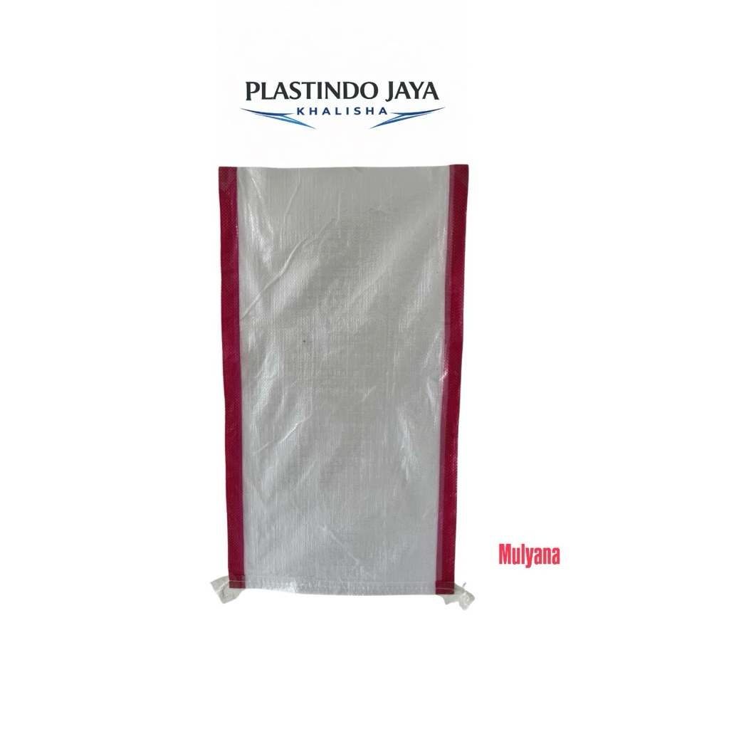 Karung beras 20kg Transparan 40x75 cm - isi 50 lembar
