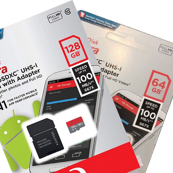 Kartu Memori MicroSD Memory Card HP Handphone Smartphone 64GB 128GB