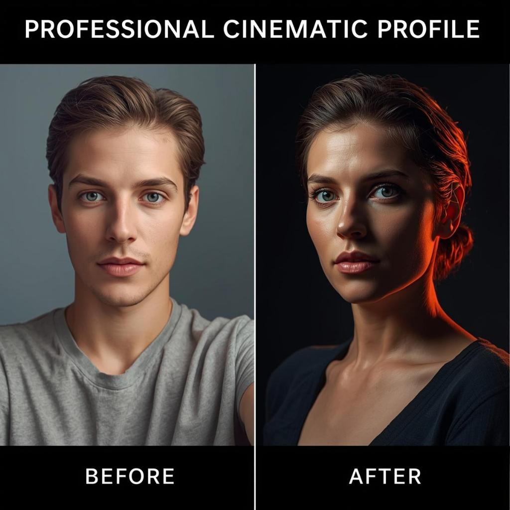 Edit Foto Profil Profesional HD | Foto LinkedIn Jadi Cinematic Premium