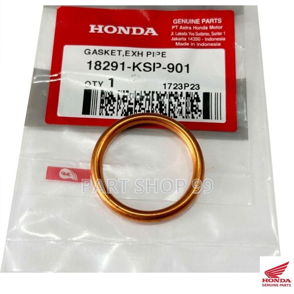 ORI Perpak knalpot verza Gasket Exh Pipe 18291KSP901