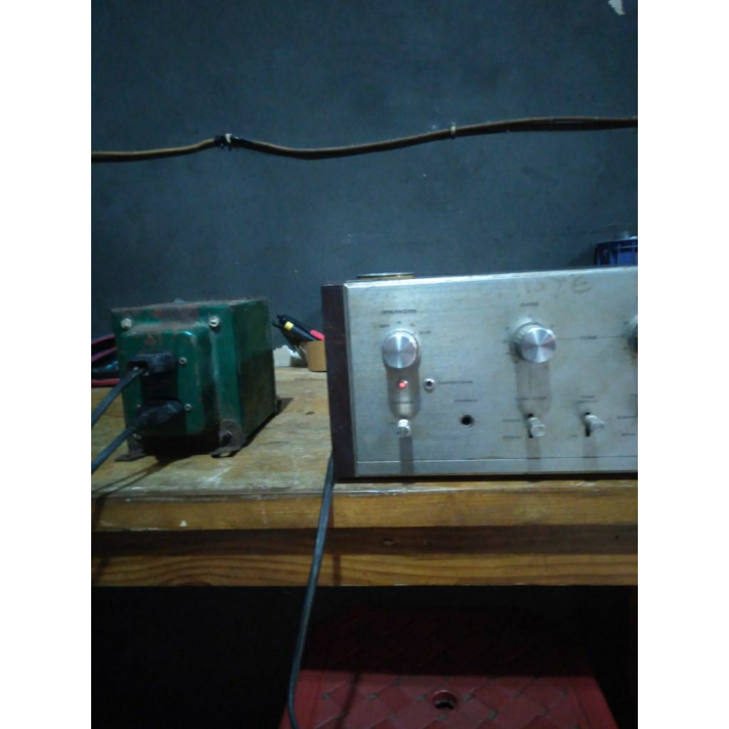 amplifier Pioneer SA 7100 dan 2 speaker pasif Sony ss 1500