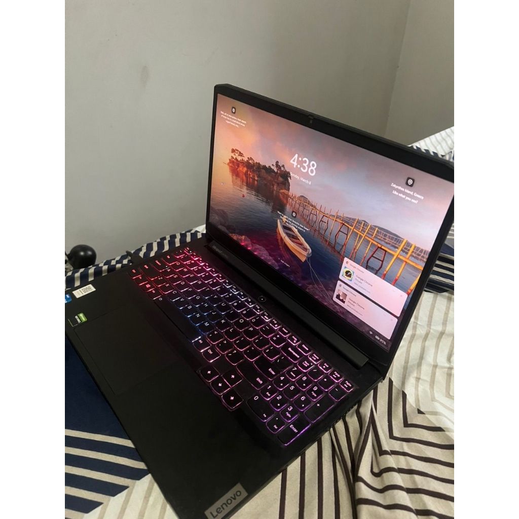 laptop lenovo ideapad gaming 3 2nd second Lenovo Ideapad Gaming 3 Intel i5 1130h RTX 3050 Ram 16GB S