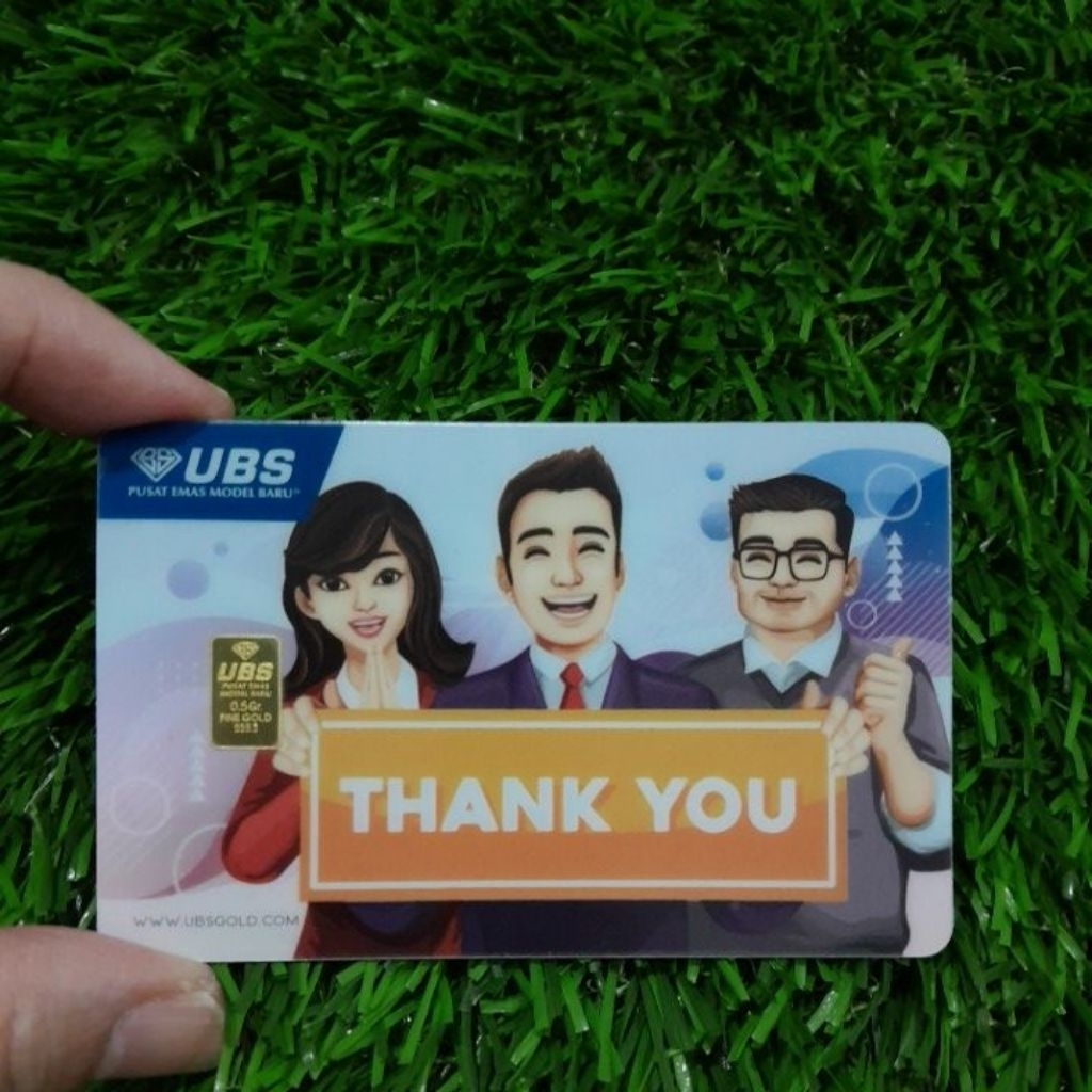 UBS GOLD 0.5 gram Thank you