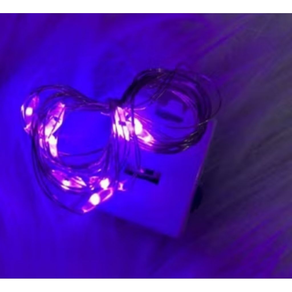 LED KAWAT UNGU 1 METER LAMPU LED HIAS WARNA UNGU 1 METER