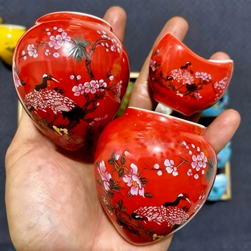 Cepuk keramik untuk pakan burung wambi anis merah murai batu dll