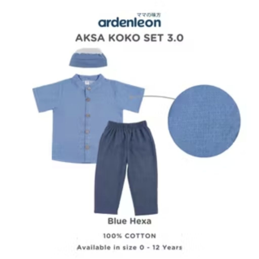 KOKO BAYI 0-6 BULAN - JUAL RUGI Setelan Koko Anak Ardenleon 100% Katun Nyaman Dipakai