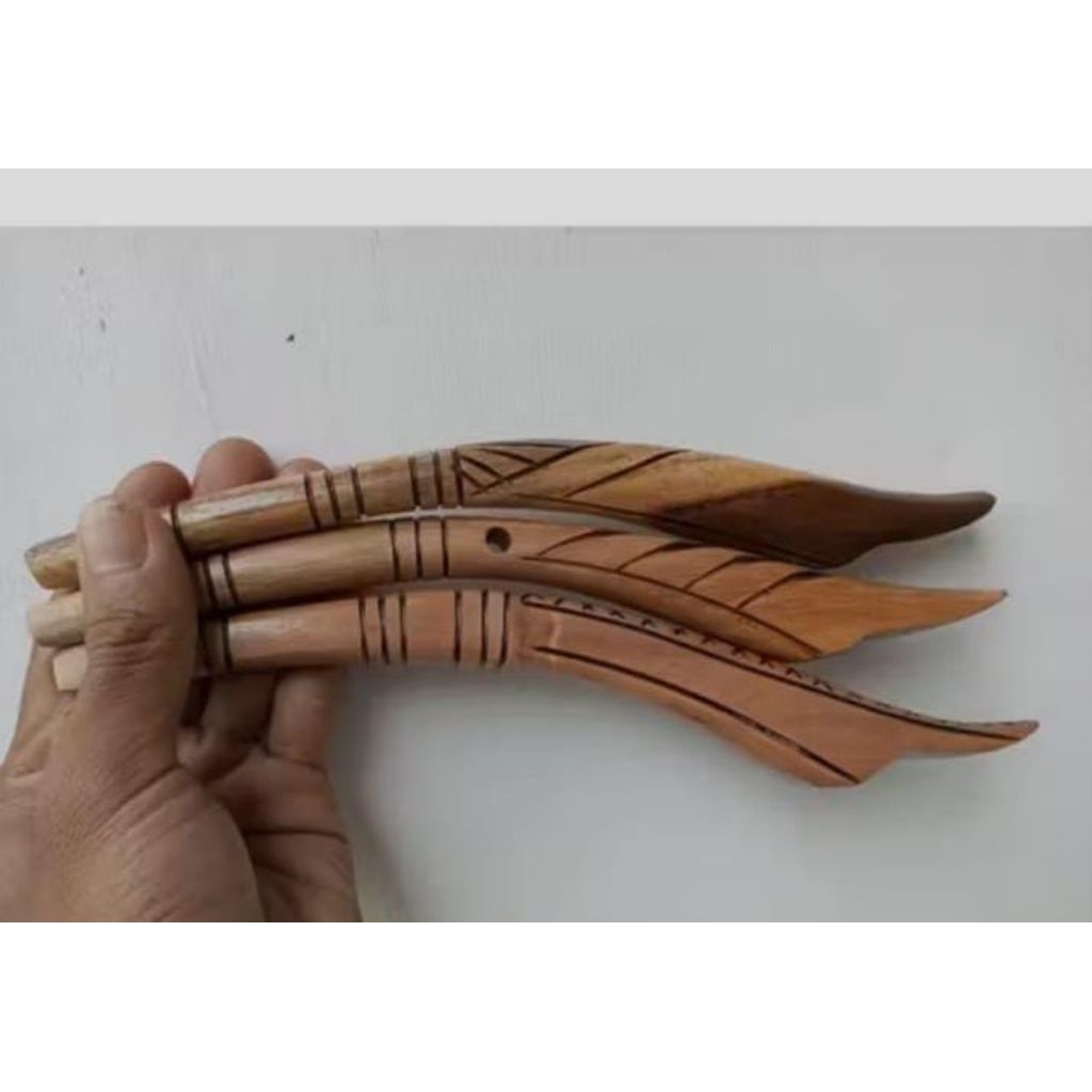 gagang joran pancing bahan kayu jati berkualitas