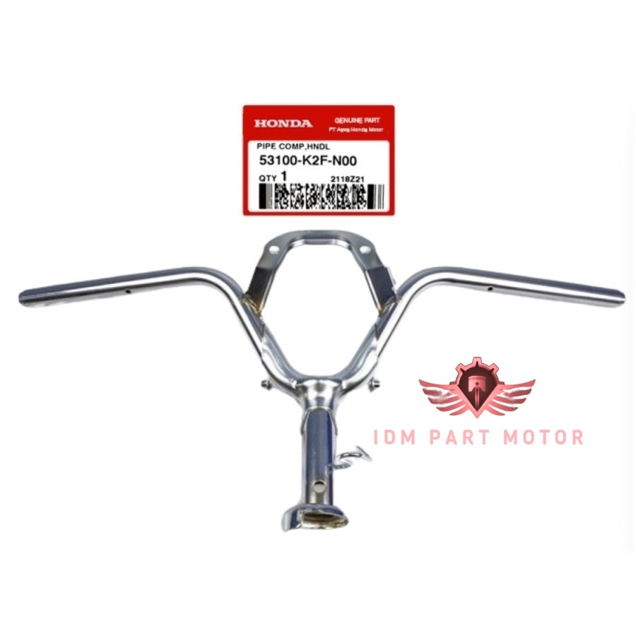 53100K2FN00 STANG Setir Kemudi Honda Scoopy K2F 2020-2024 Original AHM