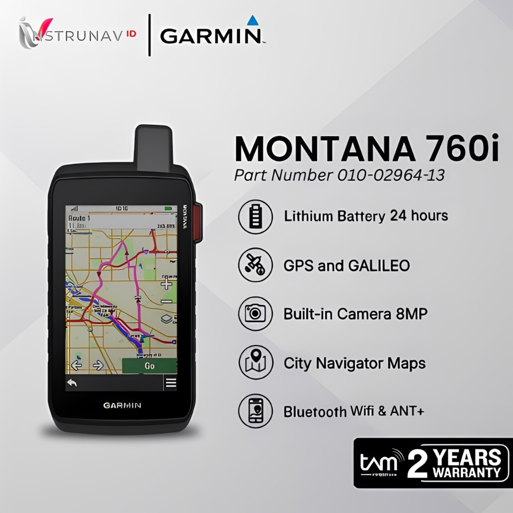 Garmin Montana 760i GPS Handheld Satelit inReach Built-in Camera 8MP Original Garansi Resmi