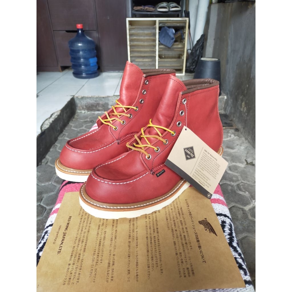 Red Wing 8865 Gore-tex Original Made in USA Size 8.5 D (rw redwing 9106 875 877 moctoe)
