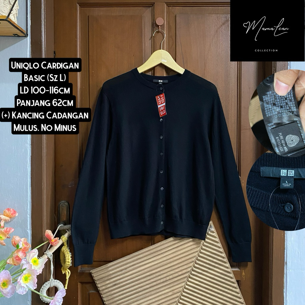 Katalog Cardigan Brand dan Sweater Brand / Rajut Brand / Cardi Uniqlo / Cardi Zara Inara Gold Button