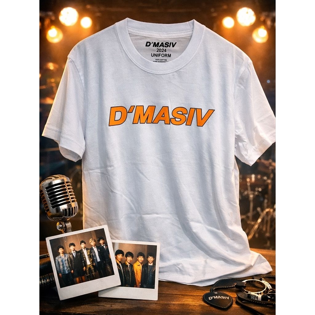 Kaos Merchandise Official Band D'MASIV tahun 2024 | size M