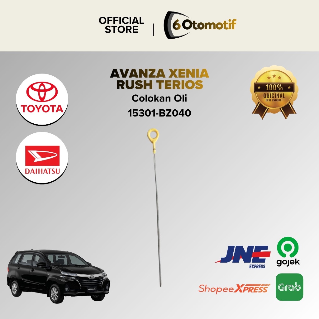 Dipstick Colokan oli Tongkat pengukur oli mesin Avanza VVTI Terios Rush Xenia .tipe VVTI 15301-BZ040