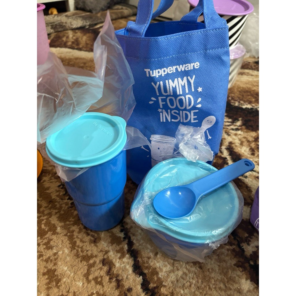 bekal set tupperware