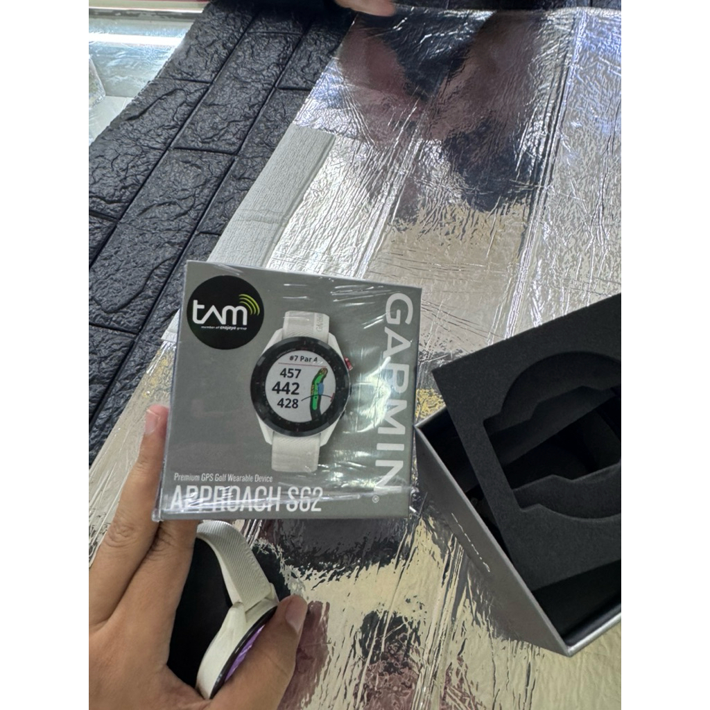 Garmin Approach S62 premium gps golf watch original bekas garansi resmi