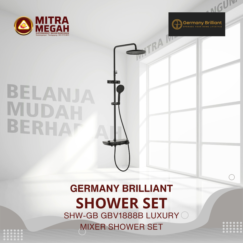 SHW-GB GBV1888B LUXURY MIXER SHOWER SET
