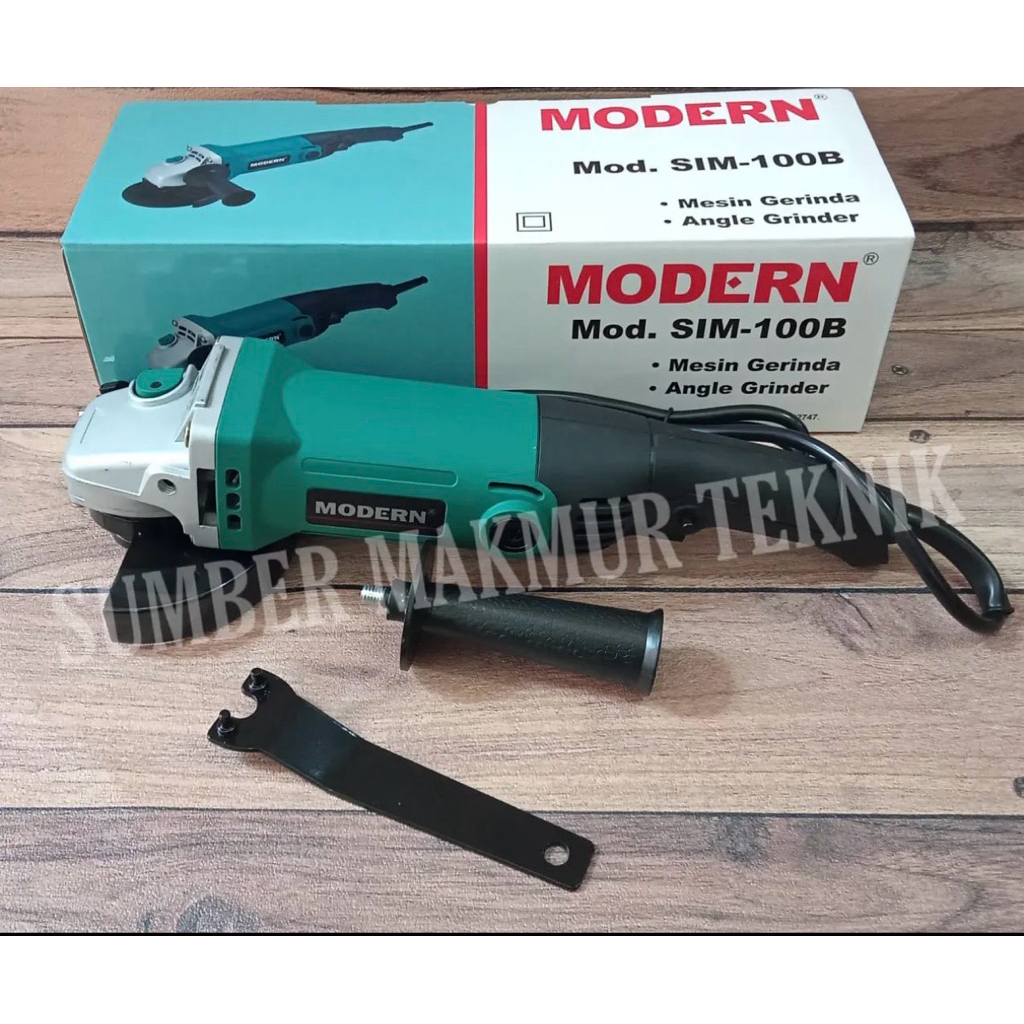 Gerinda Tangan Modern SIM-100 4 Inch dengan Daya 400W