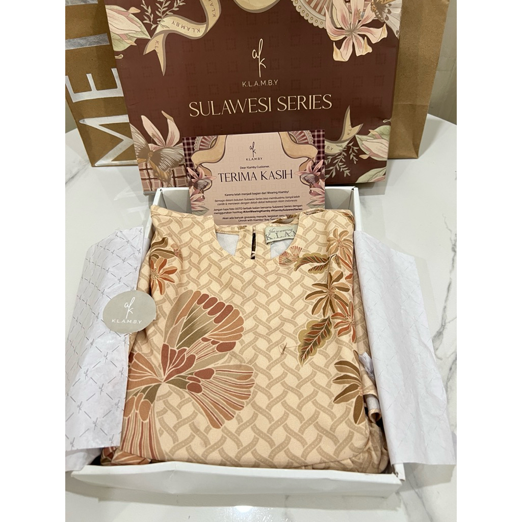 Klamby Midi Dress Anak | Klamby Sulawesi Series | Dress Anak | Preloved