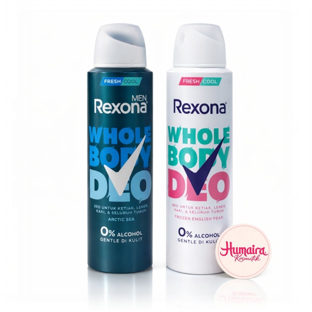 Rexona Whole Body Deodorant Spray Anti Bau 150ml Pria Wanita