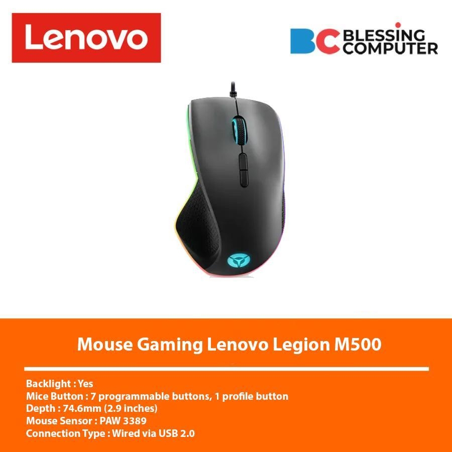 Mouse Gaming Lenovo Legion M500