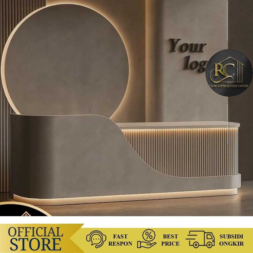 Meja Resepsionis Kantor Meja Kerja Resepsionis