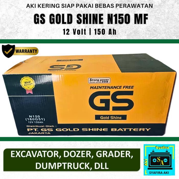 AKI GENSET GS GOLD SHINE MF N150 12V 150AH