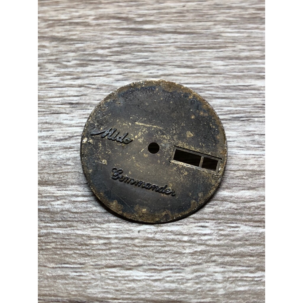 dial jam mido original vintage diameter 29mm