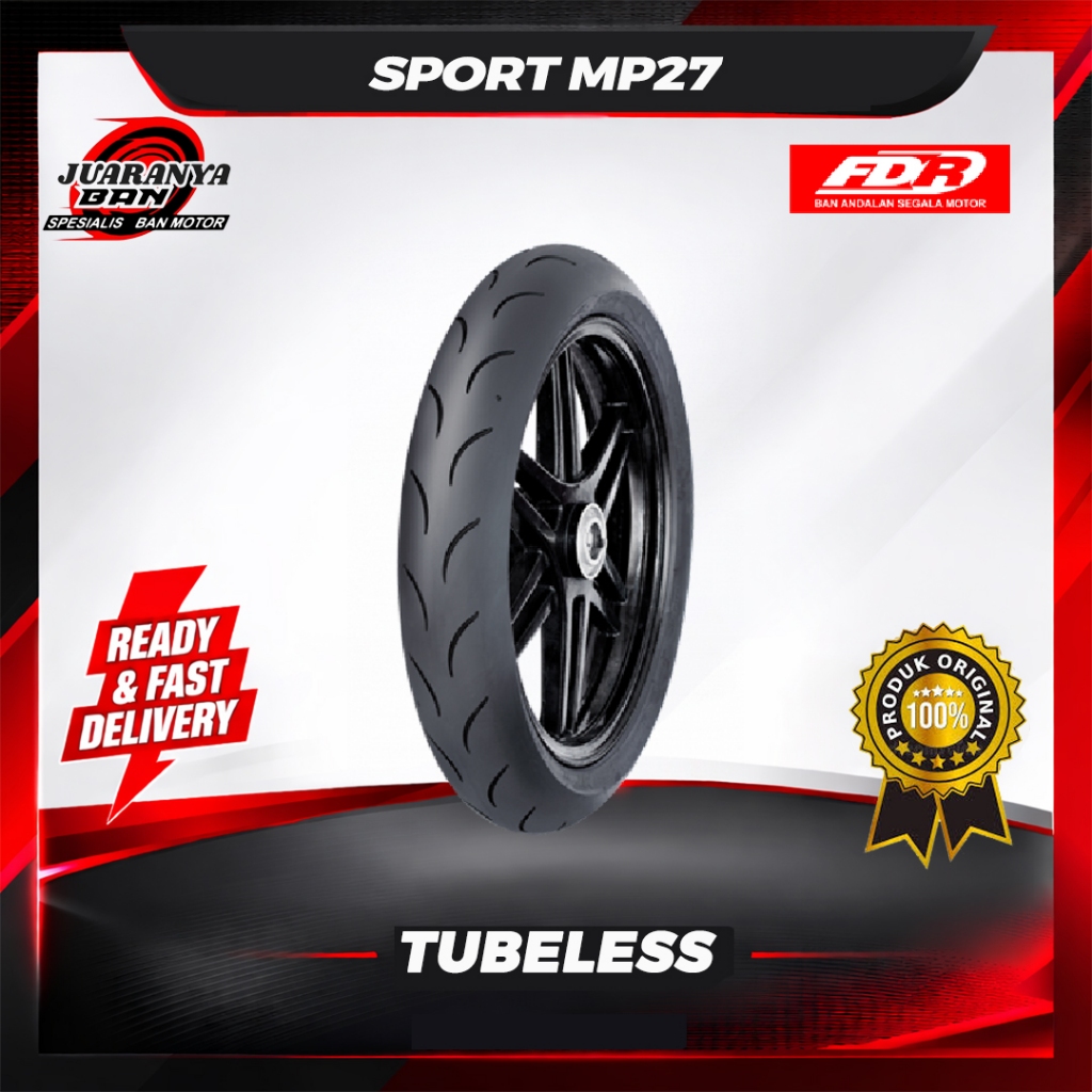 Ban motor matic Soft compound FDR Sport MP 27 MP27 100 80 14 Tubeless
