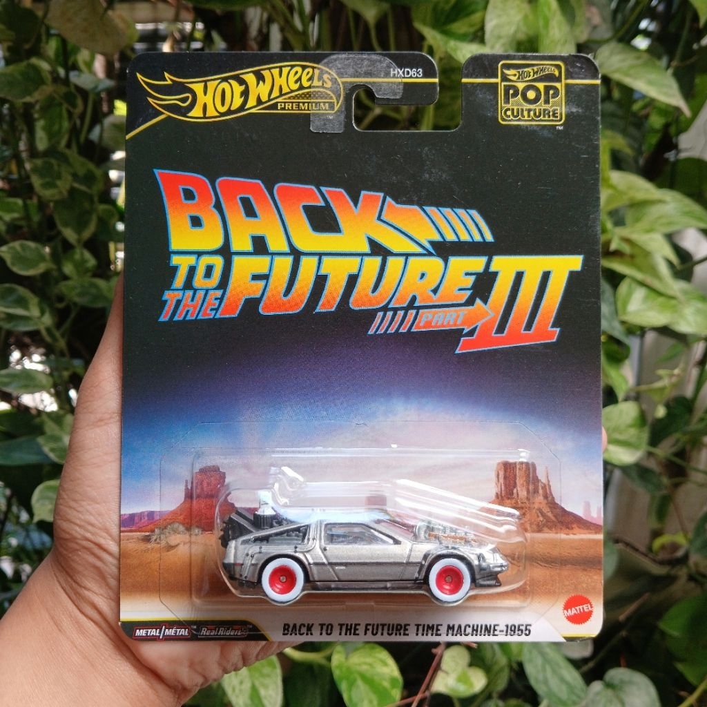 Hotwheels Premium Back To The Future Time Machine-1955