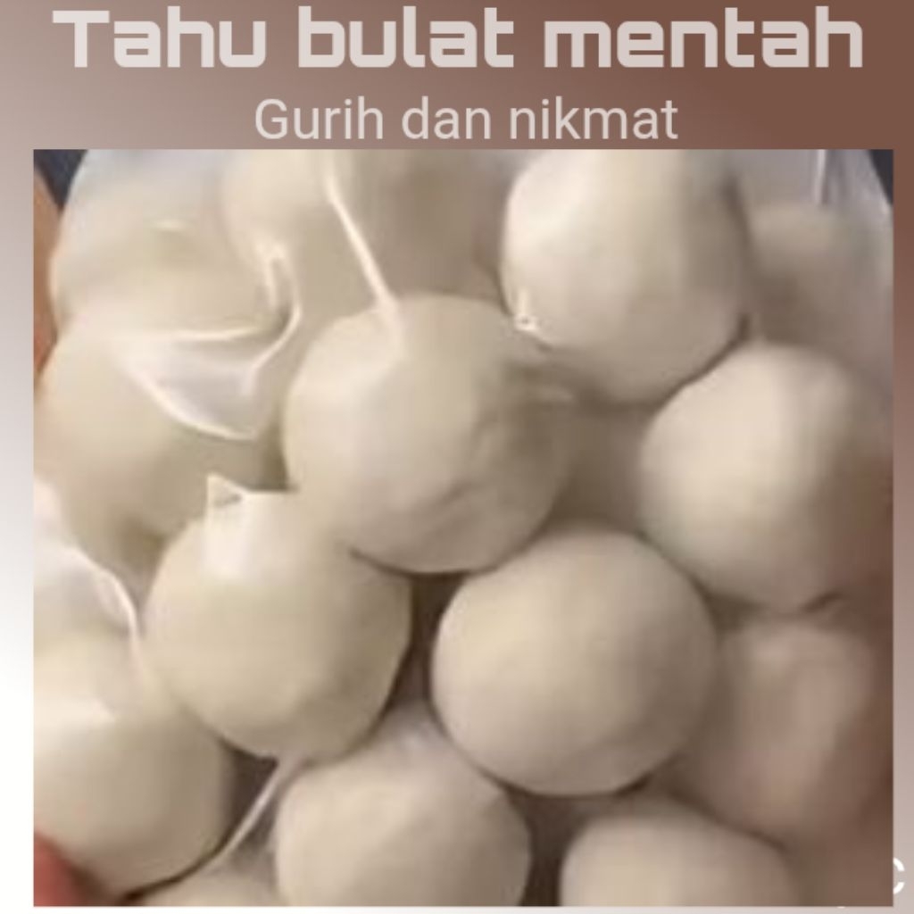 tahu bulat mentah isi 50 untuk pulau jawa