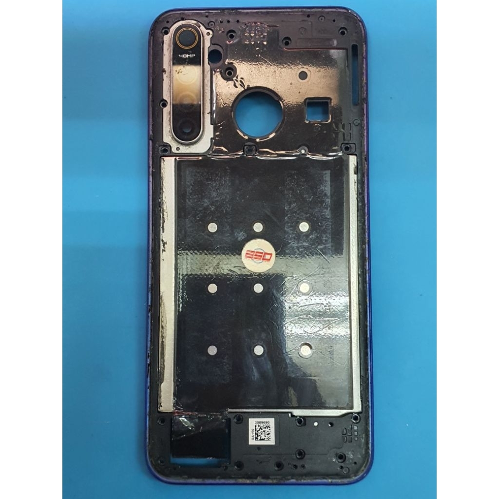Bukan Handphone Part Housing Bezel dan Kaca Kamera Realme 5 Pro Original Copotan