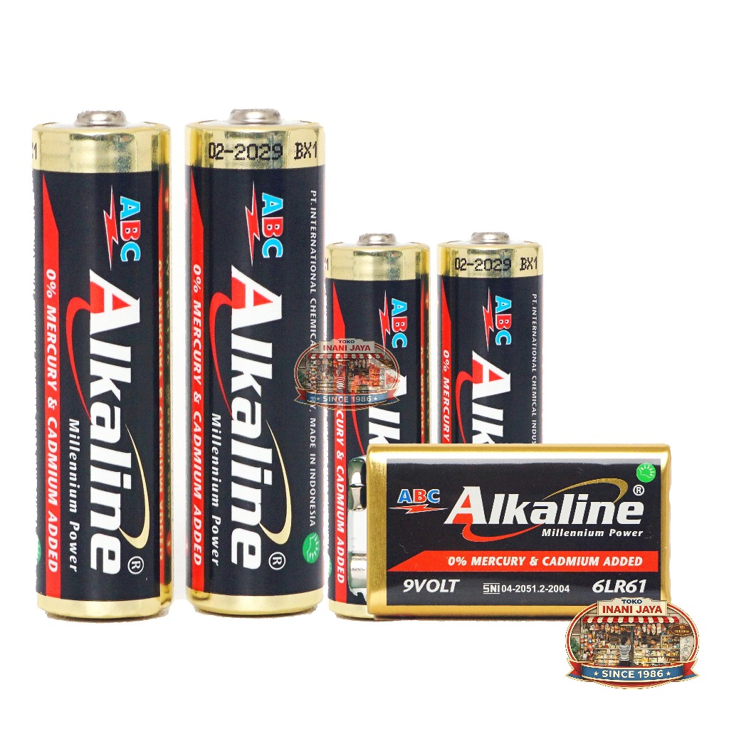 Baterai Alkaline ABC Size AA & AAA 1.5V - Battery