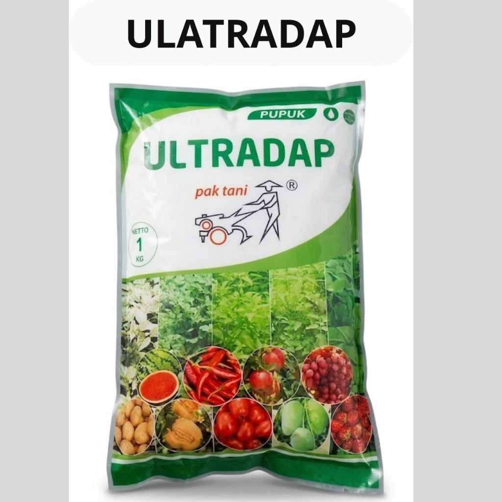 Pupuk Ultradap Pak Tani 2kg Asli | Pupuk DAP Tinggi Perangsang Akar | Pupuk Padi Sayuran Buah