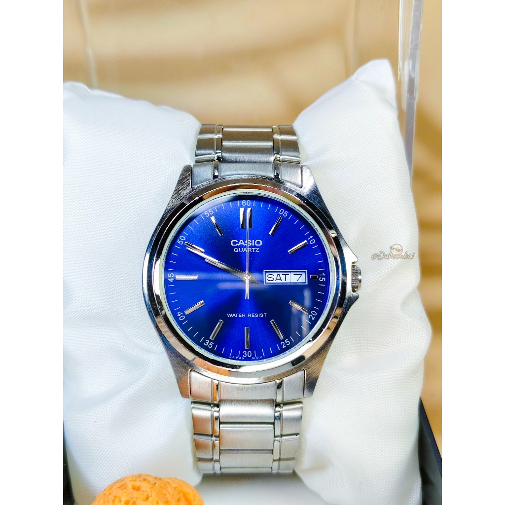 Casio Quartz Blue Sunburst Classic Dial ORIGINAL NOT  Edifice MTP Baby G shock lineage