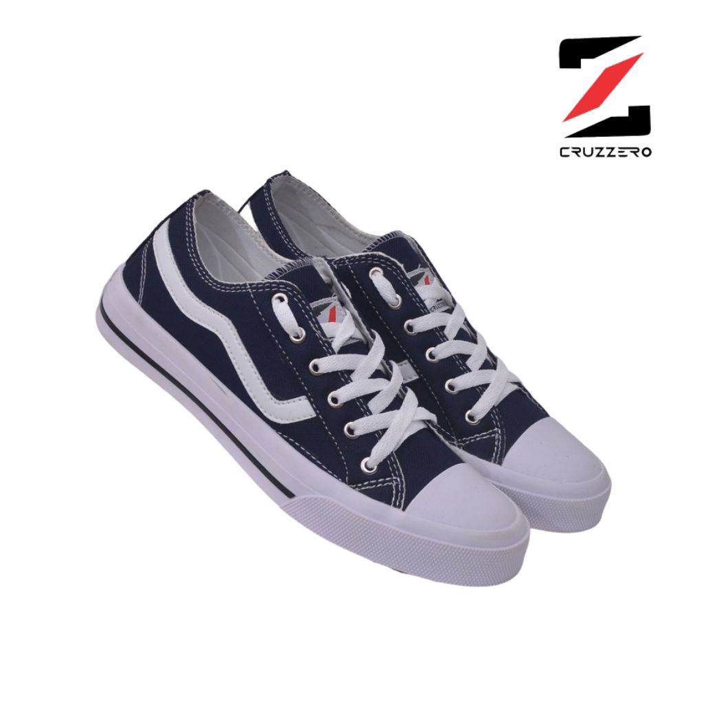 CRUZZERO-Sepatu sneakers anak cowok cewek Black White sepatu anak laki laki sepatu anak cewek SD,SMP
