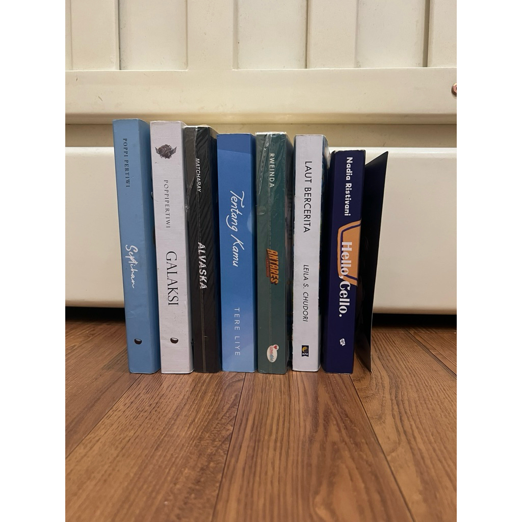 Preloved Novel Koleksi Pribadi - Septihan | Galaksi | Alvaska | Tentang Kamu | Antares | Laut Bercer
