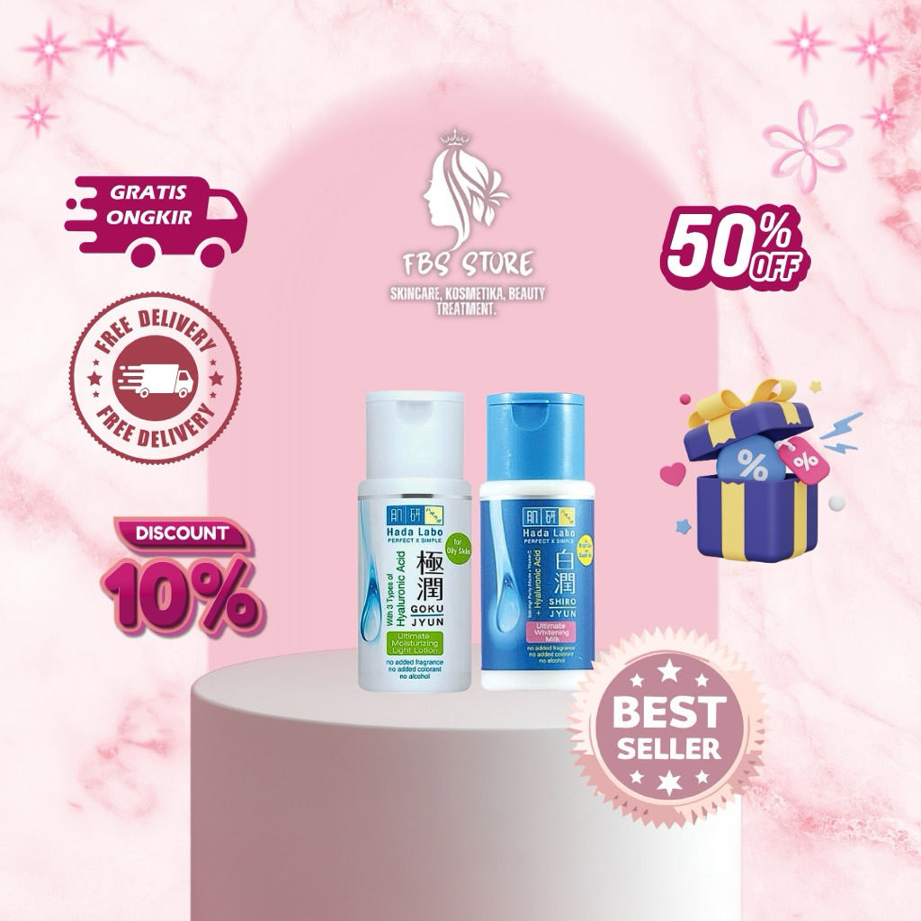 HADA LABO Moisturizer Shirojyun-Gokujyun - Mencerahkan dan Melembabkan Kulit