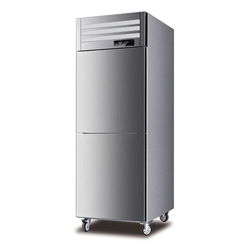 SKIPIO 500 2D  UPRIGHT CHILLER KULKAS 2 PINTU STAINLESSSEKOLAH HOTEL DAN RESTORAN