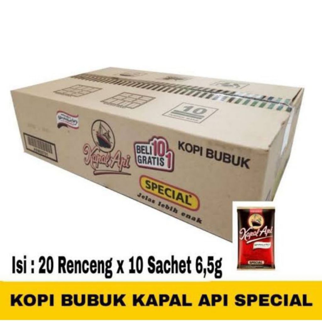 Kapal api mini 1 dus isi 20renteng / kapal api mini 6gram 1 dus isi 200sachet