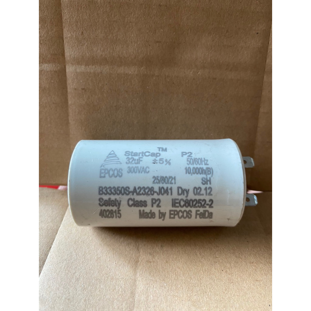Capacitor starting kulkas freezer EPCOS 32uF Original
