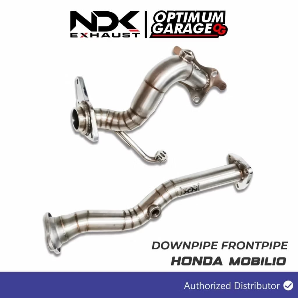 KNALPOT MOBIL HONDA MOBILIO DOWNPIPE FRONTPIPE CENTERPIPE RESONATOR VALVETRONIC NDK EXHAUST