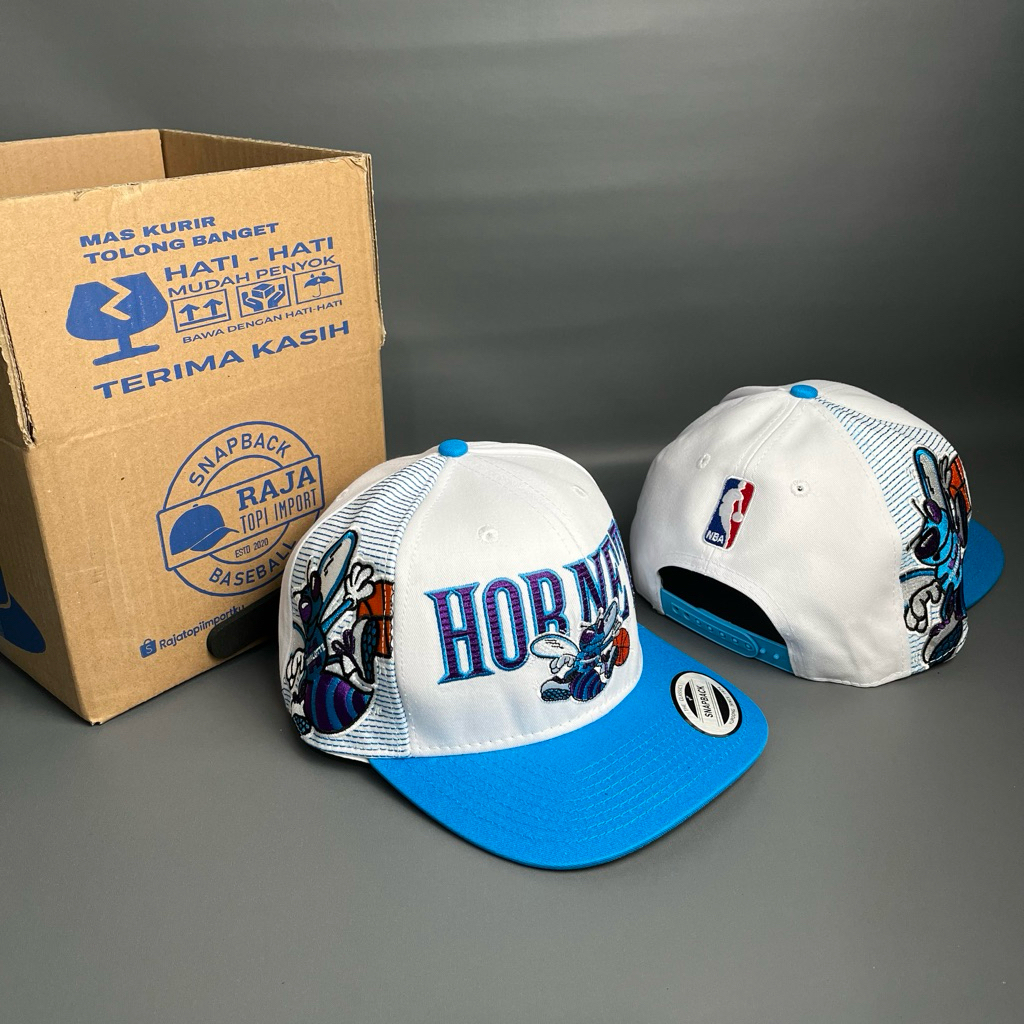 Topi Snapback Vintage Hornets FULLBORDIR Import