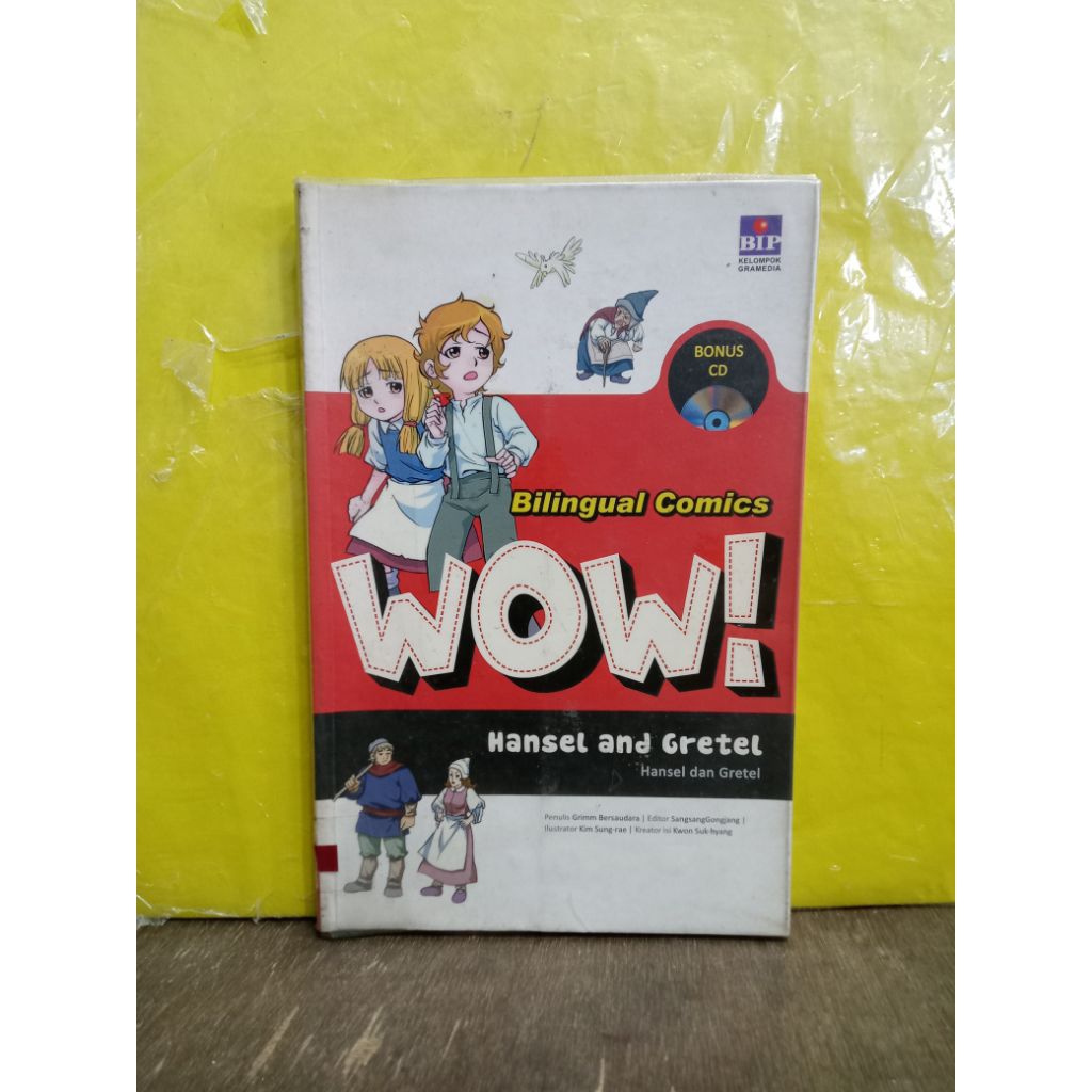 BUKU BILLINGUAL COMICS WOW HANSEL AND GRETEL
