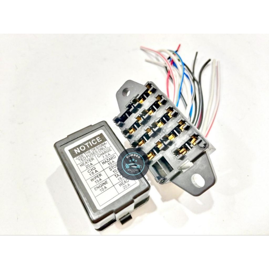 Fuse Box / Rumah Sekring Sikring Mobil Kijang Super 5K / Rover / Grand / KF40 / KF-40 (HANYA BOX SEK